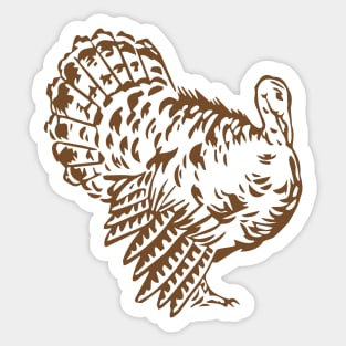 Thanksgiving Turkey Sticker